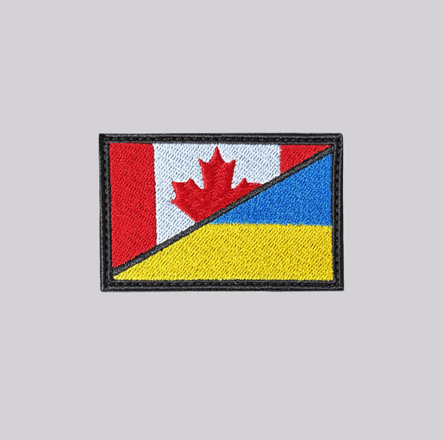Canada Ukraine Flag - Embroidered Patch - Saint Javelin