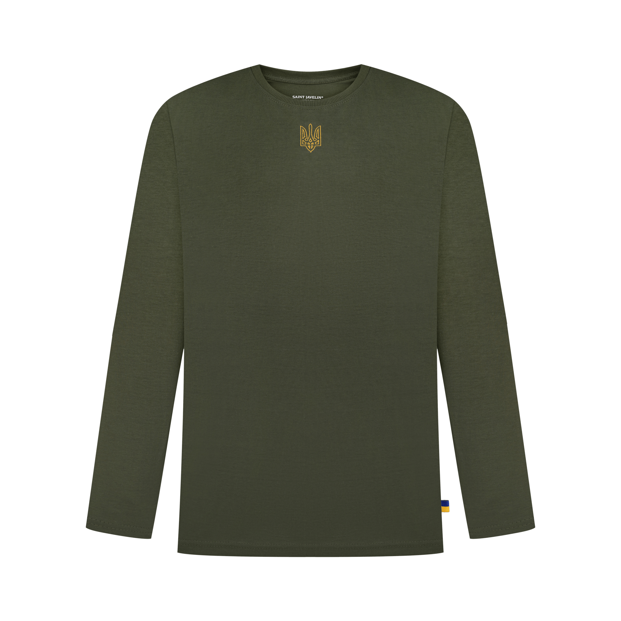Cotton Embroidered Tryzub Long Sleeve