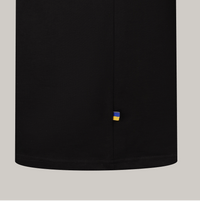 Cotton Embroidered Tryzub Oversized T-Shirt - Saint Javelin