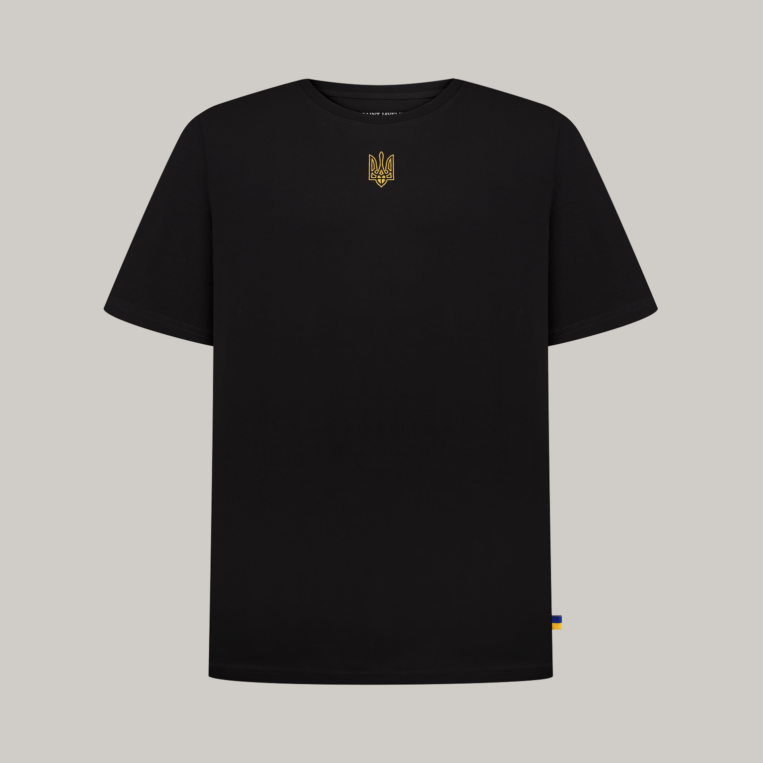 Cotton Embroidered Tryzub Oversized T-Shirt