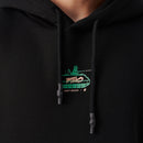 black 3rd army hoodie - male front close