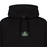 black 3rd army hoodie - ecom front close