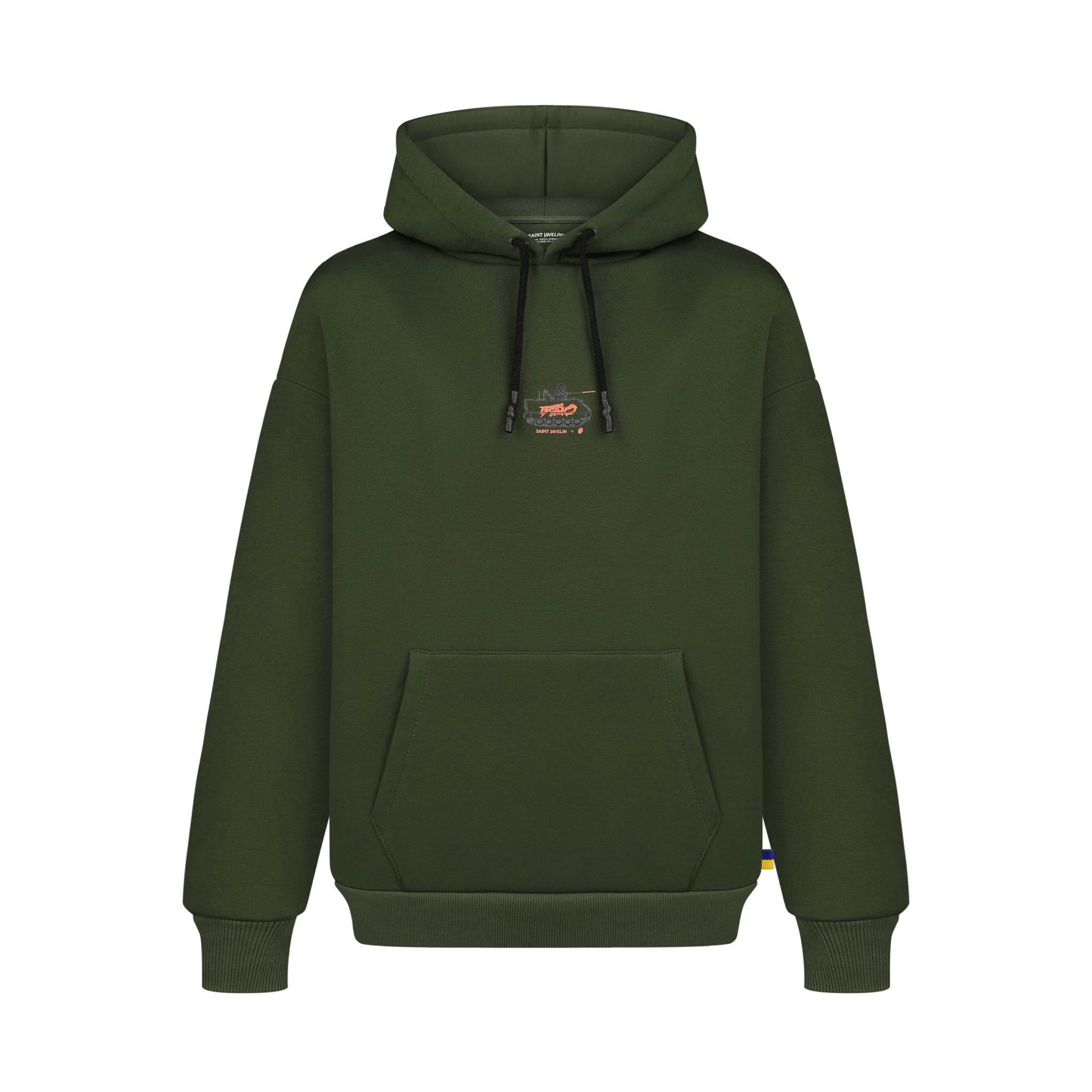 forest green 3rd army hoodie - ecom front