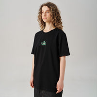 black 3rd t-shirt female front