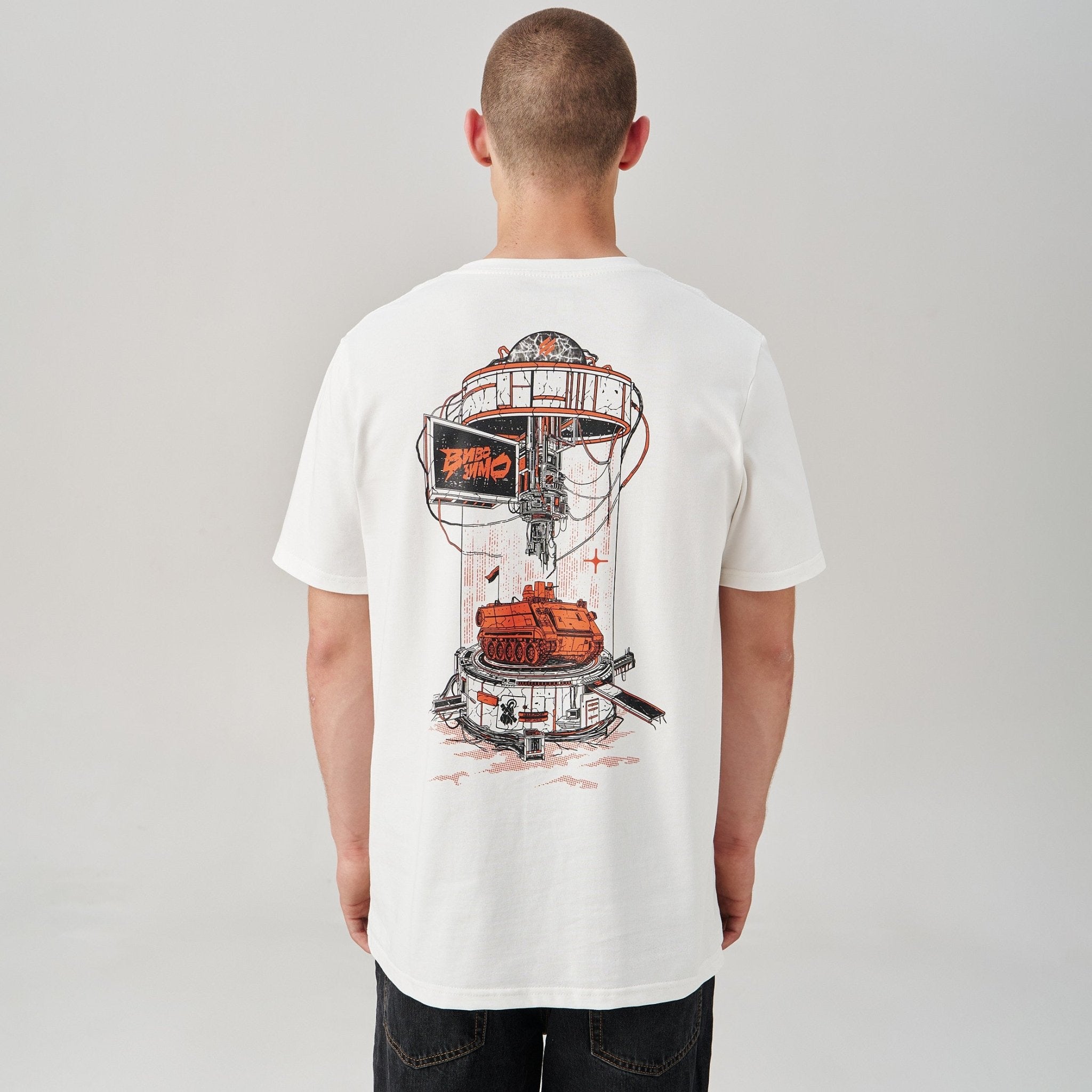 white 3rd t-shirt male back