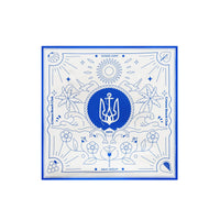 Crimea Silk Scarf – Anchor — product photo