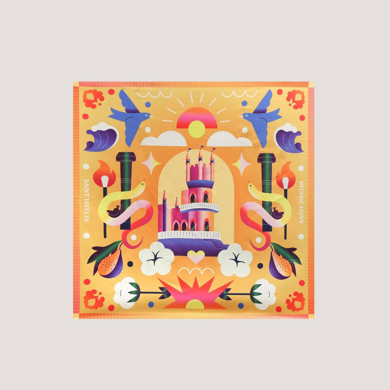 Crimea Silk Scarf – Yalta