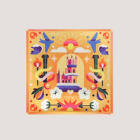 Sunrise Orange — Crimea Silk Scarf – Yalta