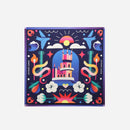 Midnight Blue — Crimea Silk Scarf – Yalta