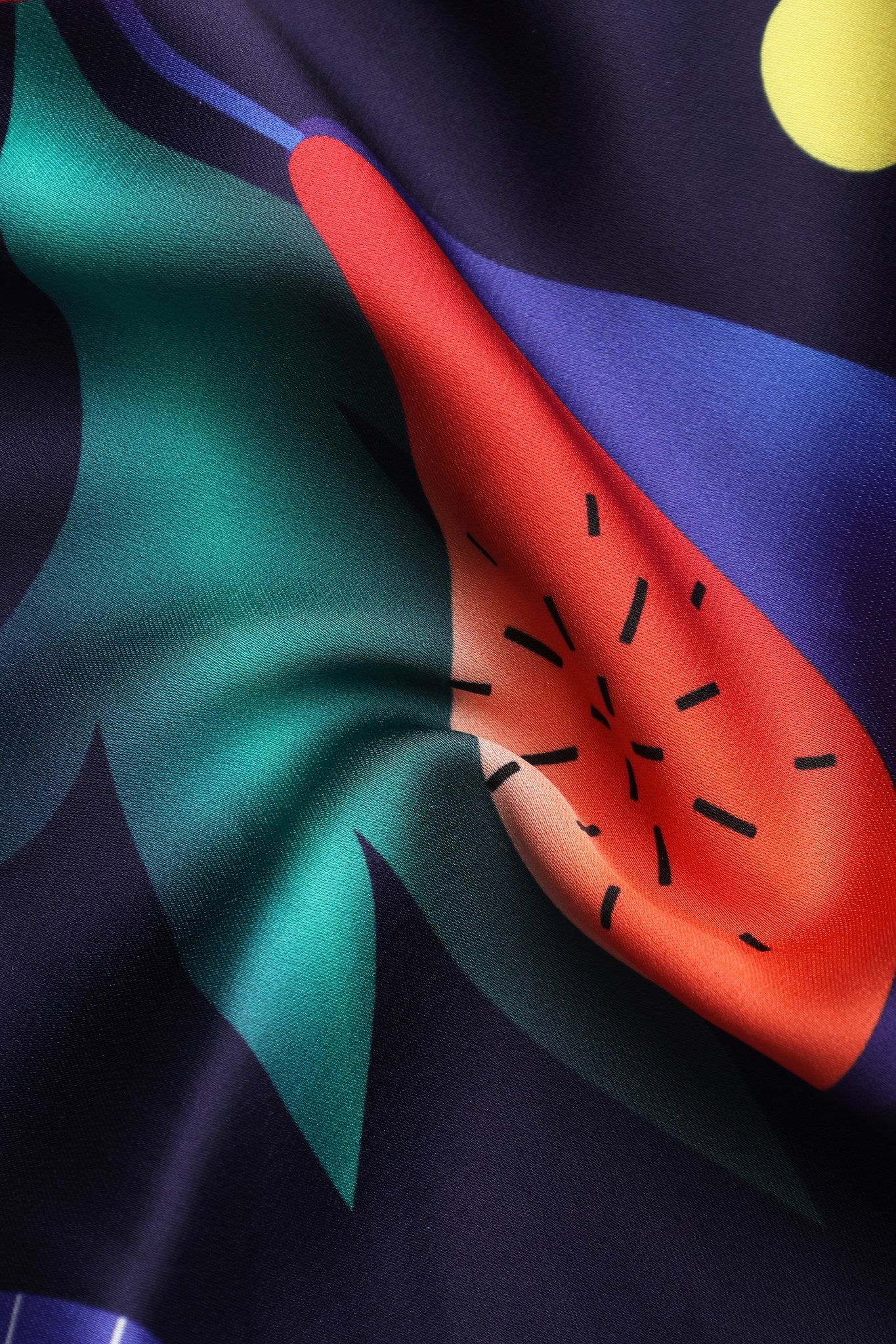 Midnight Blue — Crimea Silk Scarf – Yalta