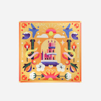 Sunrise Orange — Crimea Silk Scarf – Yalta