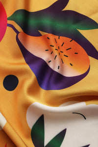 Sunrise Orange — Crimea Silk Scarf – Yalta