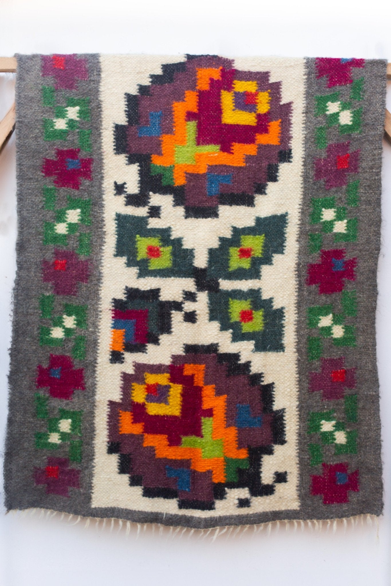 DZVINKA - Wool Rug from Karpaty