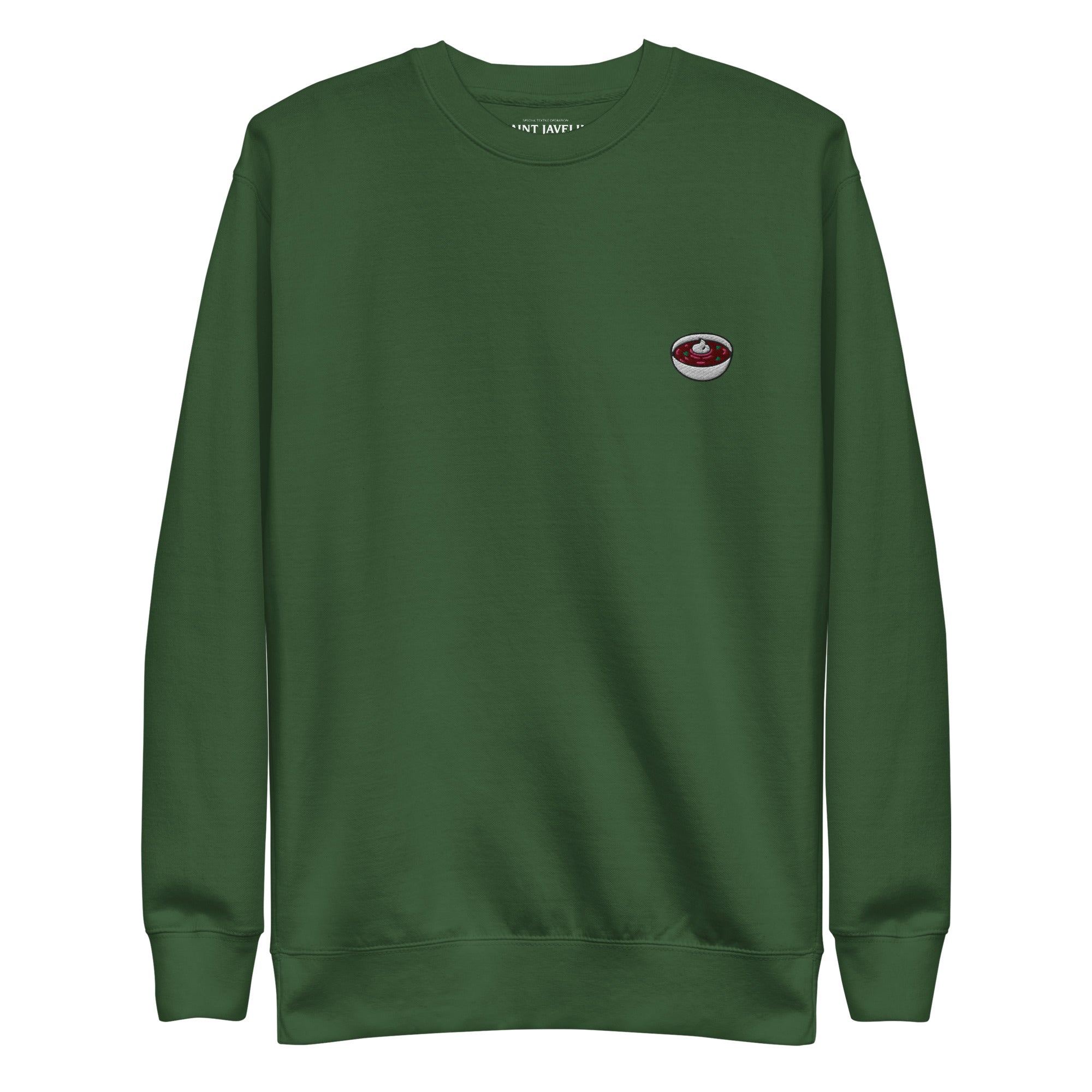 Embroidered Borsch - Adult Crewneck Sweatshirt - Saint Javelin