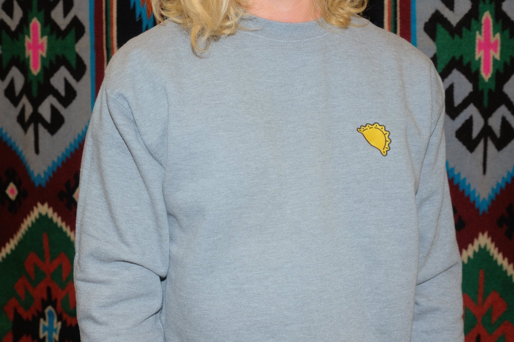 Embroidered Varenyk - Adult Crewneck Sweatshirt - Saint Javelin