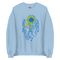 Fill Your Pockets - EN Sunflowers Adult Sweatshirt - Saint Javelin