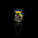 Flag of Freedom - Pin (Recycled Artillery Shells) - Saint Javelin