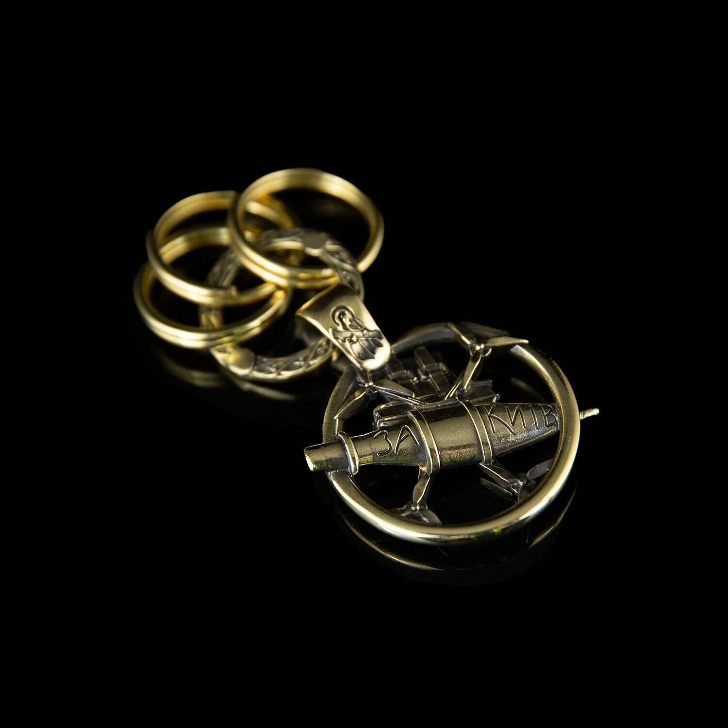 FPV Drone - Keychain (Recycled Artillery Shells)