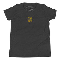 Freedom Embroidered Tryzub - Youth \ Teen TShirt - Saint Javelin