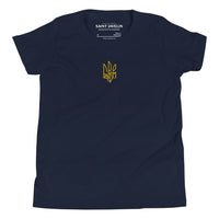 Freedom Embroidered Tryzub - Youth \ Teen TShirt - Saint Javelin