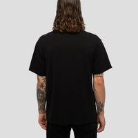 Gold Tryzub Embossed  - Black Bamboo T-Shirt