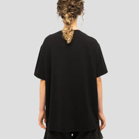 Gold Tryzub Embossed  - Black Bamboo T-Shirt