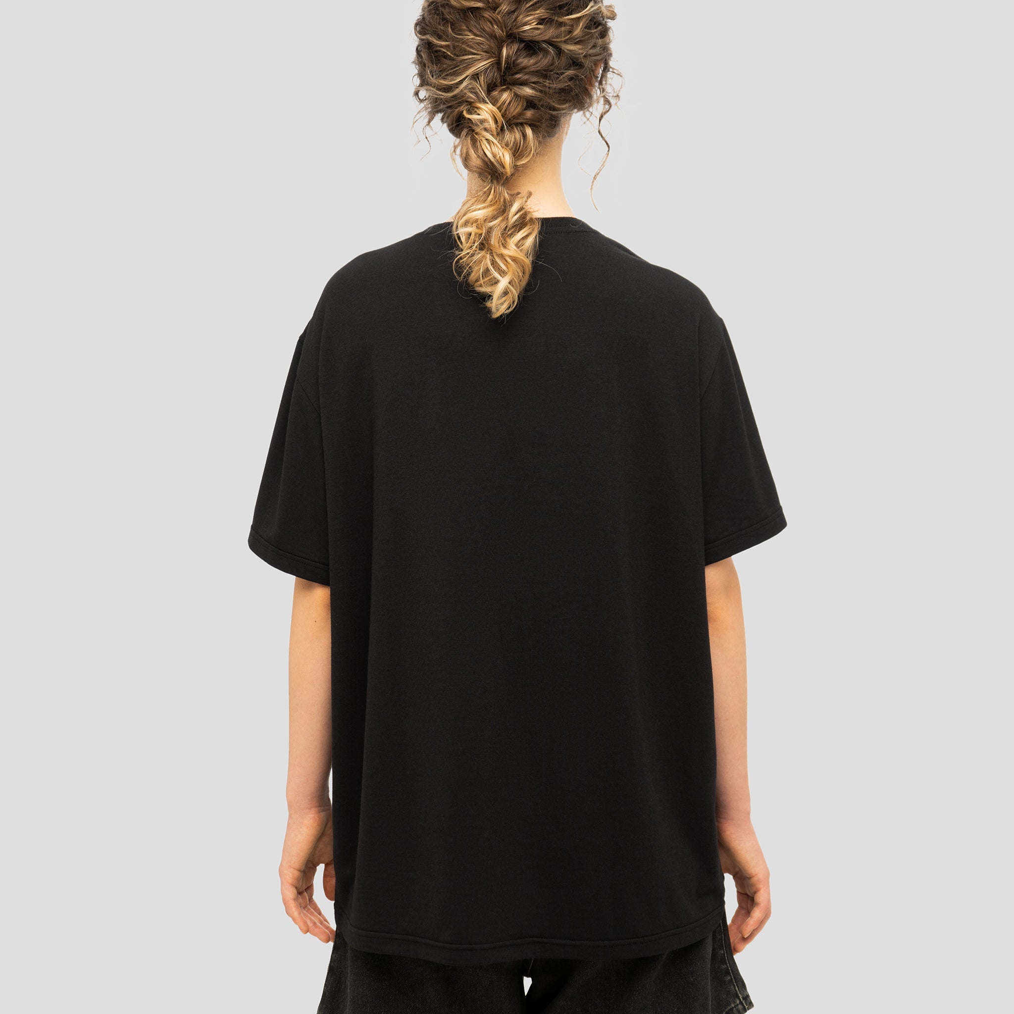Gold Tryzub Embossed  - Black Bamboo T-Shirt