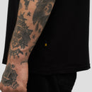 Gold Tryzub Embossed  - Black Bamboo T-Shirt