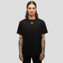 Gold Tryzub Embossed  - Black Bamboo T-Shirt