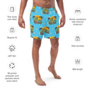 HIMARS TIME MADNESS - Men’s Swim Blue Shorts - Saint Javelin