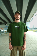 Javelin Graffiti – Khaki Green T-shirt - Saint Javelin