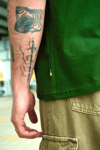 Javelin Graffiti – Khaki Green T-shirt - Saint Javelin