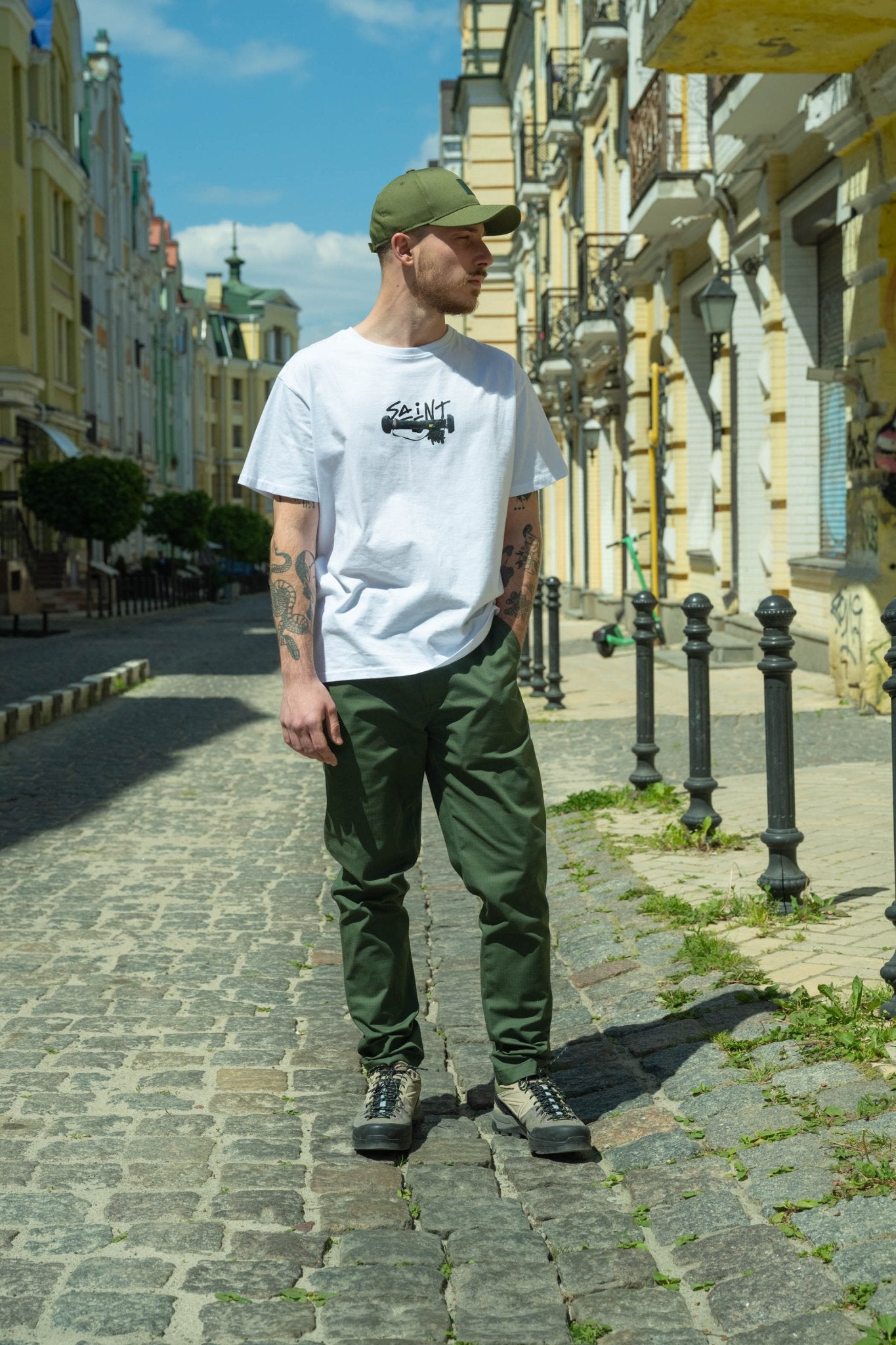 Javelin Graffiti – White T-shirt