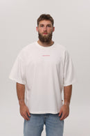 Ivory — Kerch Bridge T-Shirt, ivory oversized tee with Kerch back print