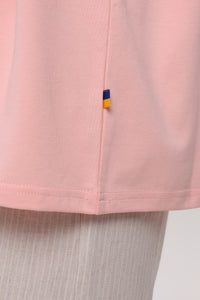 Peach — Kerch Bridge T-Shirt, peach oversized tee with Kerch back print
