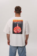 Ivory — Kerch Bridge T-Shirt, ivory oversized tee with Kerch back print