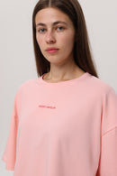 Peach — Kerch Bridge T-Shirt, peach oversized tee with Kerch back print