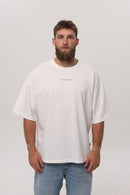 Ivory — Kerch Bridge T-Shirt, ivory oversized tee with Kerch back print