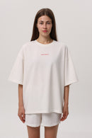 Ivory — Kerch Bridge T-Shirt, ivory oversized tee with Kerch back print
