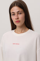 Ivory — Kerch Bridge T-Shirt, ivory oversized tee with Kerch back print