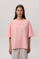 Peach — Kerch Bridge T-Shirt, peach oversized tee with Kerch back print