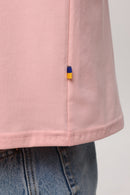 Peach — Kerch Bridge T-Shirt, peach oversized tee with Kerch back print