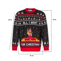 Knitted BURNING KREMLIN Christmas Sweater - Saint Javelin