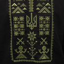 Linen Vyshyvanka “Syla” – Black Embroidered Shirt - Saint Javelin