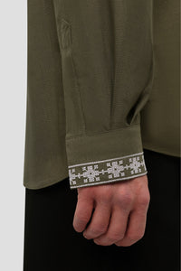 Linen Vyshyvanka Syla - Embroidered Shirt