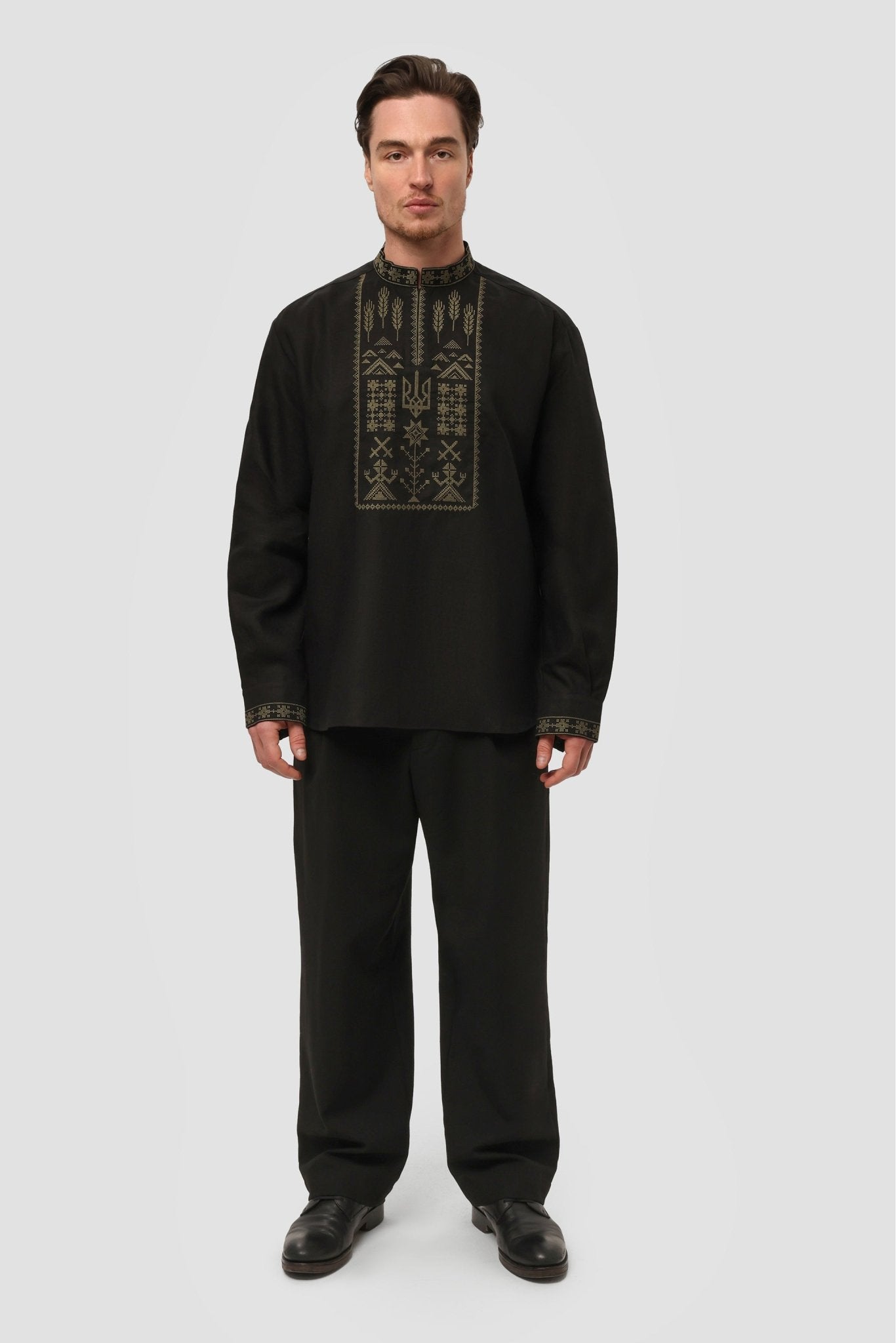 Linen Vyshyvanka Syla - Embroidered Shirt – Saint Javelin