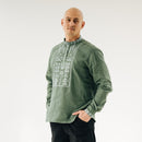 Linen Vyshyvanka “Syla” – Green Embroidered Shirt - Saint Javelin