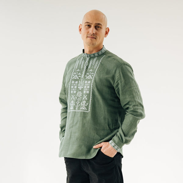 linen-vyshyvanka-syla-green-