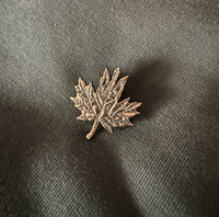 Maple Leaf Tryzub - Pin (Recycled Artillery Shells) - Saint Javelin