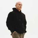 Morse Code Hoodie - Brushed Fleece Black - Saint Javelin